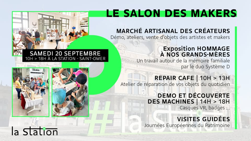 Fiche événementLe Salon des Makers – La Station
