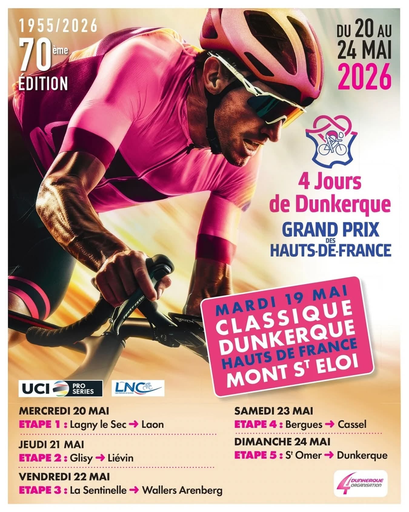 Passage des 4 Jours de Dunkerque - Stationnement et circulation