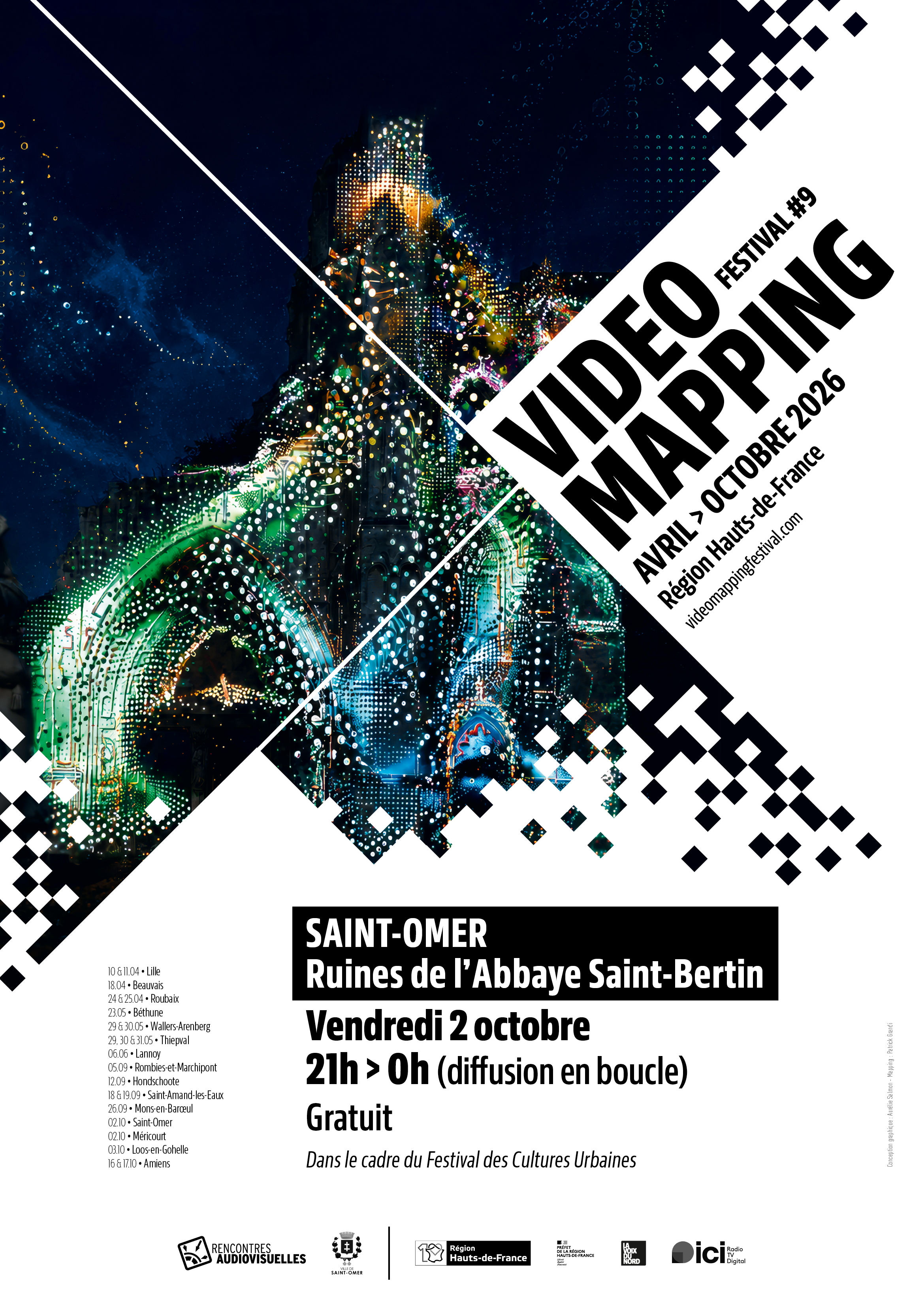 Image présentation Vidéo Mapping Festival : Stationnement et circulation 